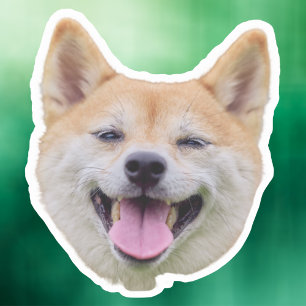 Dog Face Sticker, Dog Lover Gifts, Custom Face Sticker