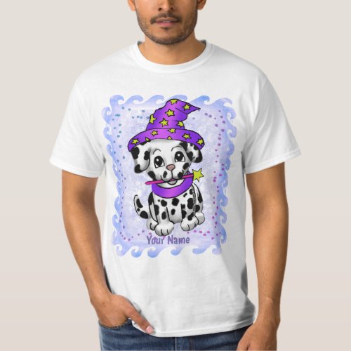 Dog Fairy Wizard custom name T_Shirt