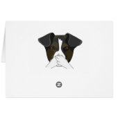 Dog Farting Awareness Day Funny Holiday Card (Back Horizontal)