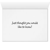 Dog Farting Awareness Day Funny Holiday Card (Inside Horizontal (Bottom))