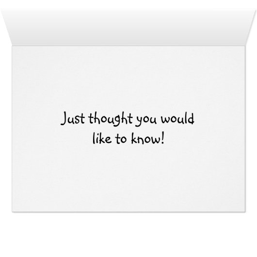 Dog Farting Awareness Day Funny Holiday Card (Inside Horizontal (Bottom))