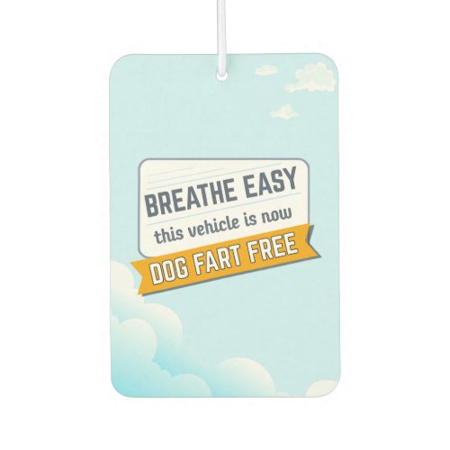 Dog Farts Funny Custom Photo Dog Parent Gift Air Freshener