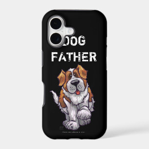 Dog Father St. Bernard Art iPhone 17 Case