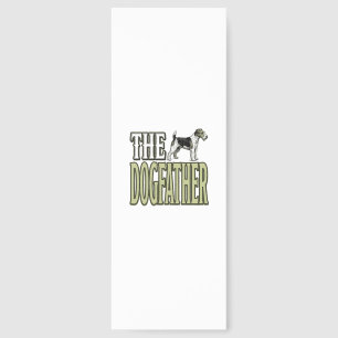 Dog Father Terrier Vintage Engraving Shirt Design_ Bookmarks