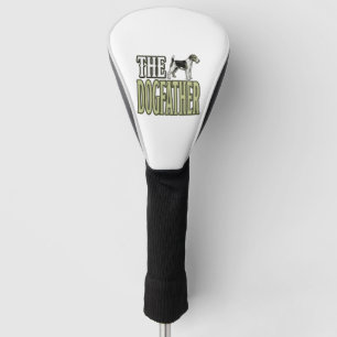Dog Father Terrier Vintage Engraving Shirt Design_ Golf Head Cover