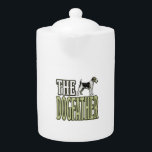 Dog Father Terrier Vintage Engraving Shirt Design_ Teapot<br><div class="desc">Dog Father Terrier Vintage Engraving Shirt Design_1</div>