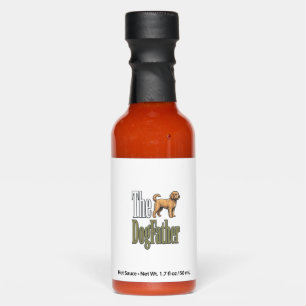 Dog Father Vintage Engraving Dog Lover Design_1 Hot Sauces