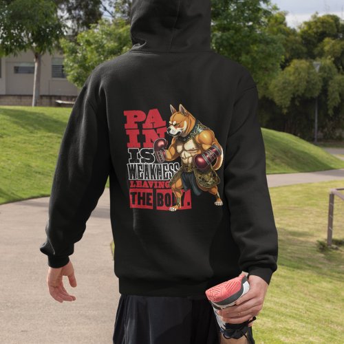 Dog Fighter Quote Hoodie
