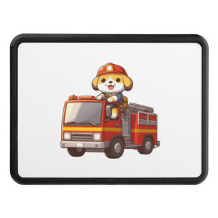 Dog Firefighter Classic T-Shirt (1) Hitch Cover