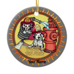 Dog Firefighters ornament