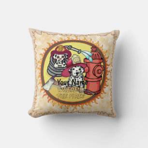 Dog Firefighters pillow