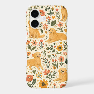 Dog Folk Art Whimsical iPhone 17 Case