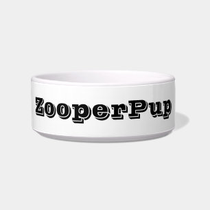 DOG FOOD BOWL CERAMIC DESIGN STYLE