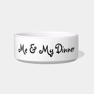DOG FOOD BOWL CERAMIC STYLE DESIGN