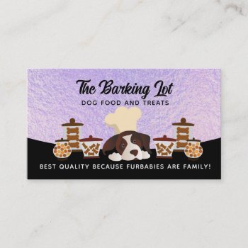 Dog Food Business Cards by MsRenny at Zazzle
