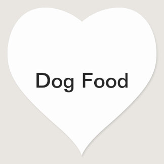 Dog Food Stickers