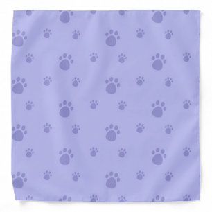 Dog footprints bandana