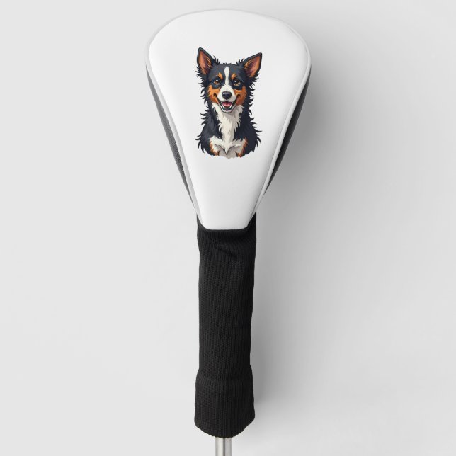 Dog For Pet Lovers Golf Head Cover (Front)