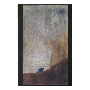 Dog, Francisco Goya Faux Canvas Print