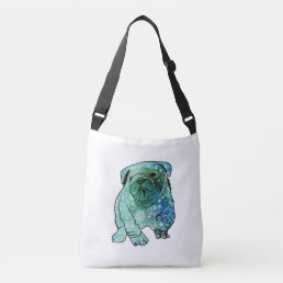 Dog French Bulldog All-Over-Print Cross Body Bag