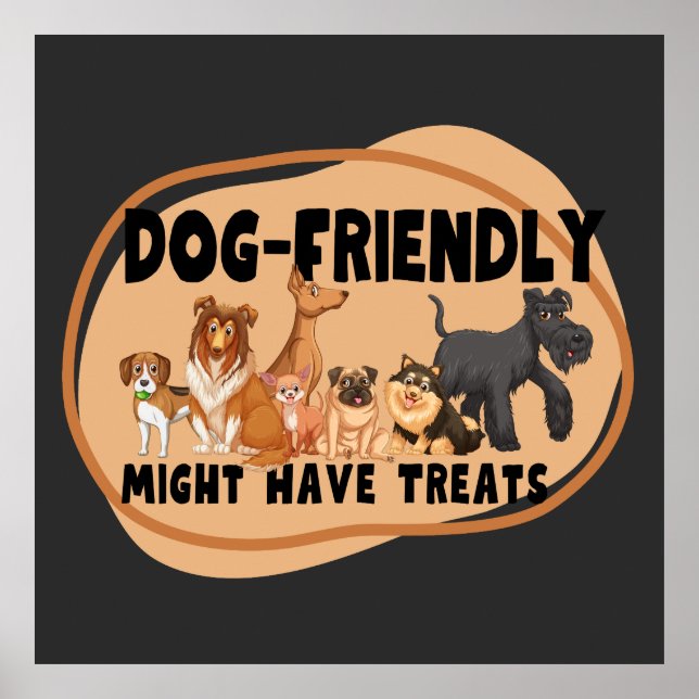 Dog-friendly sign (Front)