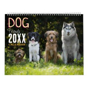Dog Friends Wall Calendar 2027 Animals