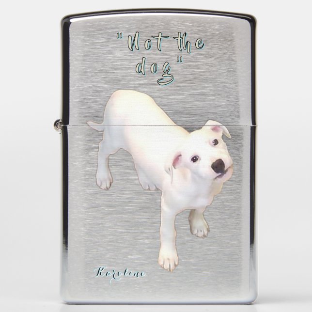 Dog Fun Zippo Lighter (Front)