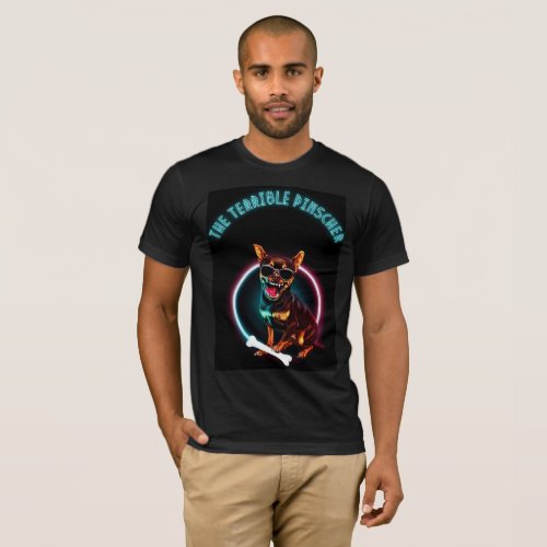  Dog funny The terrible pinscher T_shirt