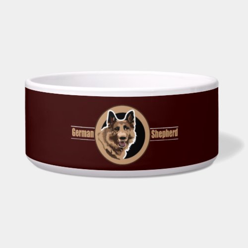 Dog German Shepherd Bowl