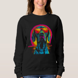 Dog German Shorthaired Pointer Sunglasses 1 Sweatshirt