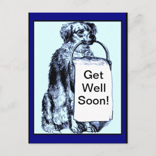 Dog Get Well Card