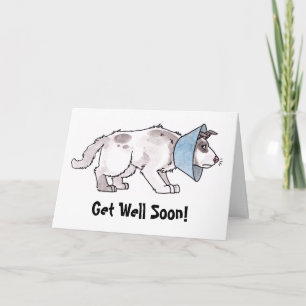 Dog "Get Well Soon" Card