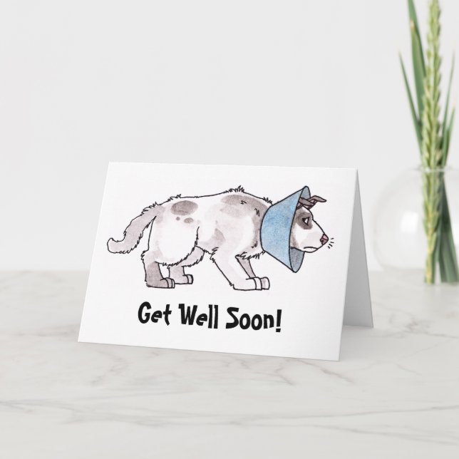 Dog "Get Well Soon" Card (Front)
