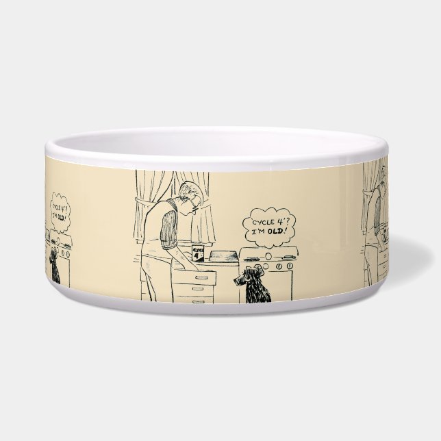 Dog Getting Older Bowl (Front)