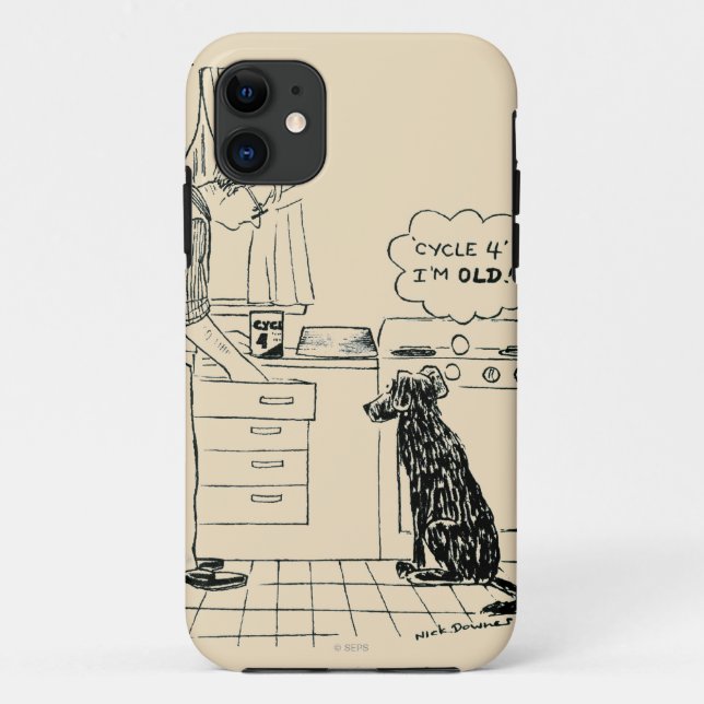 Dog Getting Older Case-Mate iPhone Case (Back)