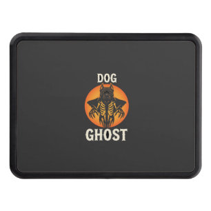 Dog Ghost Halloween Horror Vector Hitch Cover