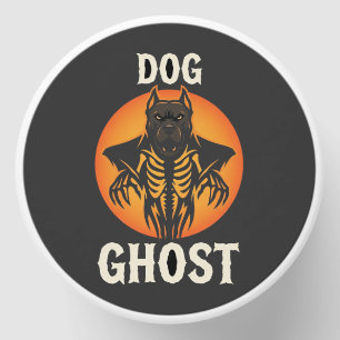Dog Ghost Halloween Horror Vector Mini Candle Favors