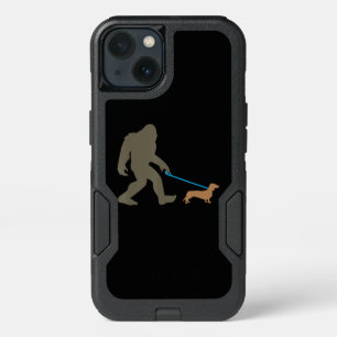 Dog Gift Bigfoot Walking Dachshund iPhone 13 Case