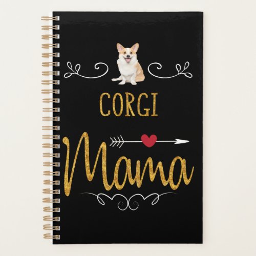 Dog Gift  Corgi Mama Lovely Planner