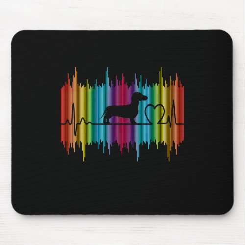 Dog Gift  Dachshund Love Mouse Pad