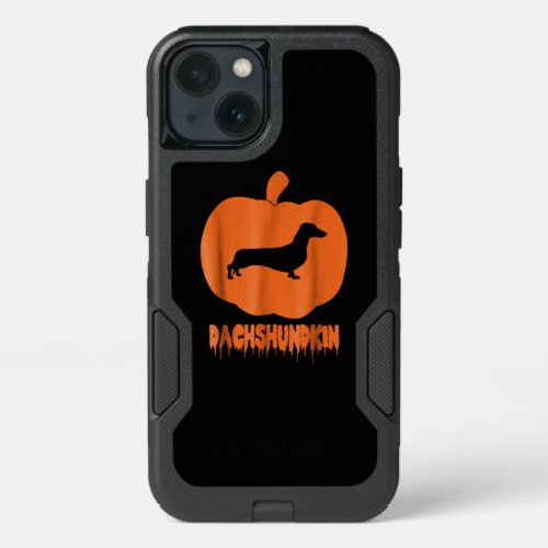 Dog Gift  Dachshundkin Pumpkin iPhone 13 Case