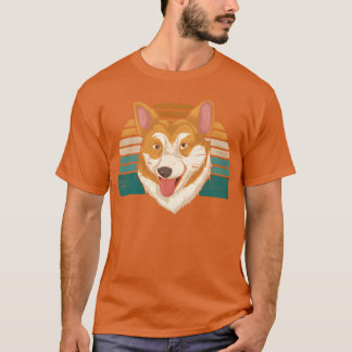 Dog gift dog lover retro Welsh Corgi gift vintage T-Shirt