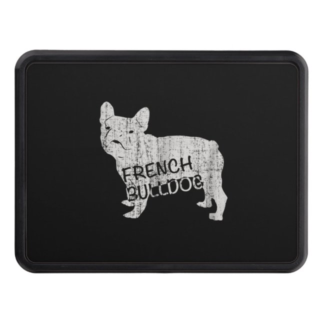Dog Gift |  Fierce French Bulldog Hitch Cover (Front)