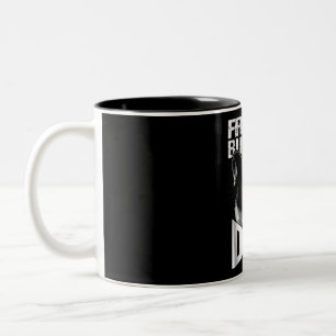 Dog Gift French Bulldog Dad Two-Tone Coffee Mug
