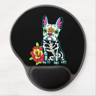 Dog Gift   French Bulldog Flower Gel Mouse Pad
