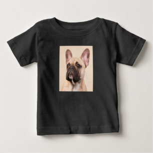 Dog Gift   French Bulldog With Poor Face Baby T-Shirt