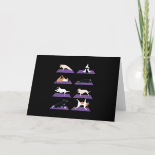 Dog Gift French Bulldog Yoga Lovely Invitation