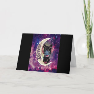 Dog Gift I Love You To The Moon And Back Card