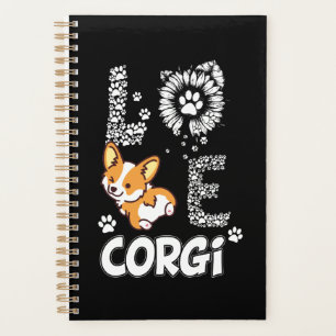 Dog Gift Love Corgi Lovely Planner