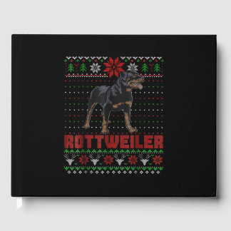 Dog Gift| Merry Christmas my Rottweiler Guest Book